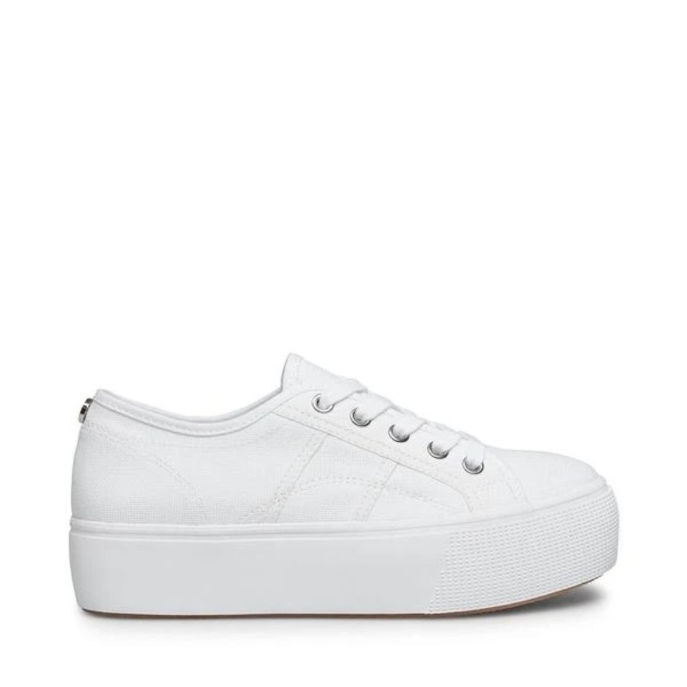 IN BOX! Steve Madden Emmi White - Size 8